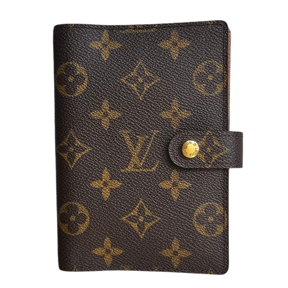 ⭐LOUIS VUITTON Monogram Agenda PM Notebook Cover. Authentic